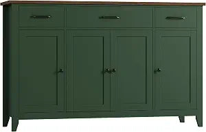 55" W Buffet Cabinet with Storage, Kitchen Storage Cabinet, Green, view 2