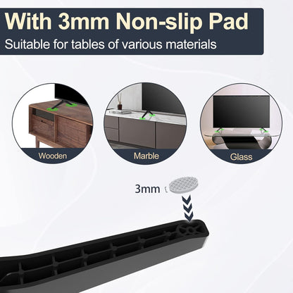 Stand for LG TV Legs Replacement, TV Stand Legs for 49 50 55 Inch LG TV Stand - 49UK6090 50UK6090 50UK6500 50UM7300 50UN7300 55UK7700 55UM7300 55UM6910 55UN7300 MAM643660 MEZ64114730 with Screws