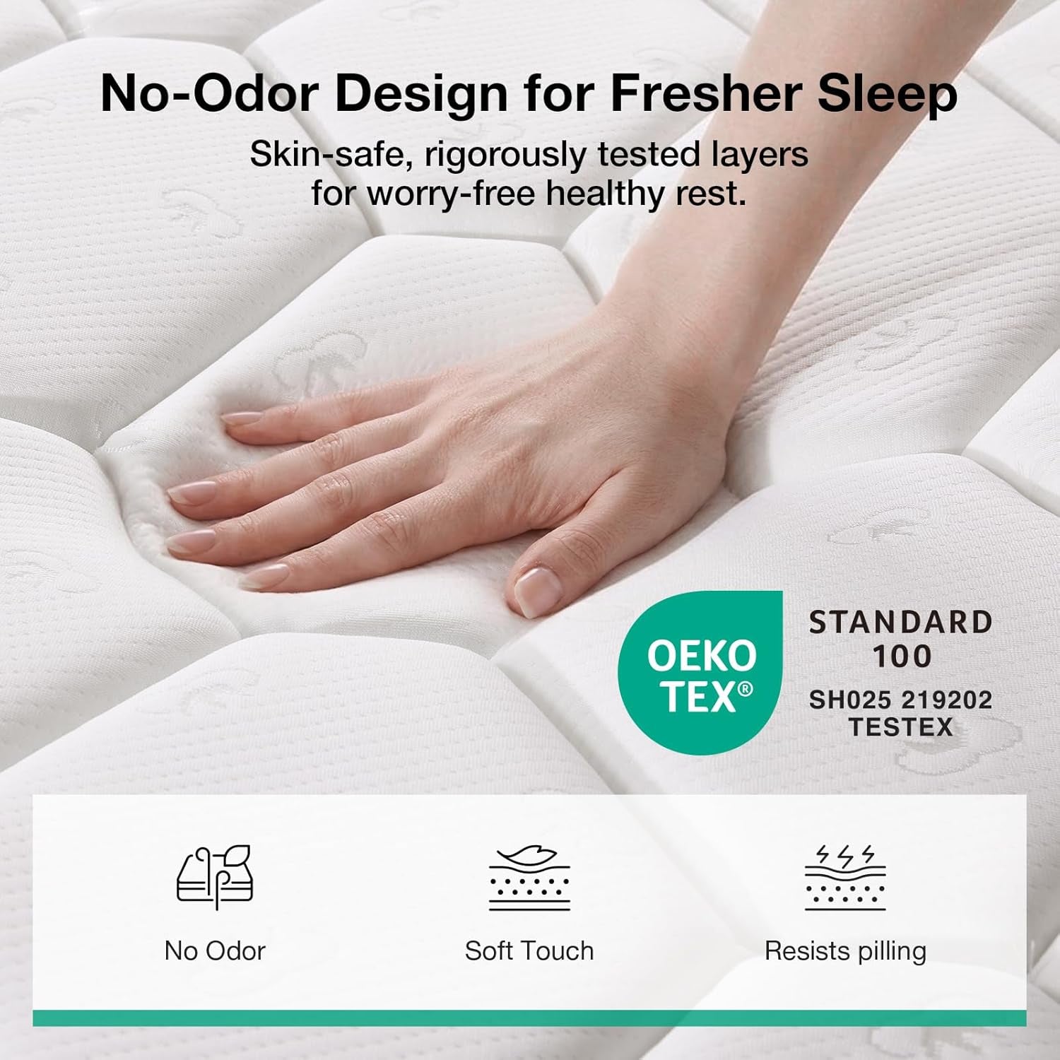 6 Inch Twin Mattress,Bonnell Spring Hybrid Mattresses for Spine Support & Cooling Comfort - Twin Bed Mattress,Adaptive Foam Layer with Medium Firm- Certipur-Us Certified for Youth/Guest Rooms