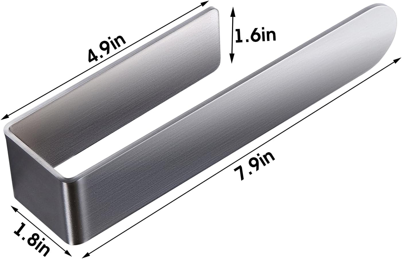 Hand Towel Holder/Hand Towel Ring - Self Adhesive Bathroom Towel Bar Stick on Wall, SUS 304 Stainless Steel Brushed