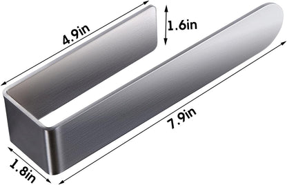 Hand Towel Holder/Hand Towel Ring - Self Adhesive Bathroom Towel Bar Stick on Wall, SUS 304 Stainless Steel Brushed