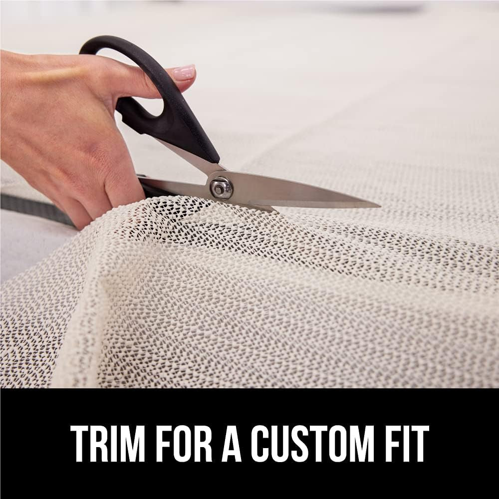 Non Slip Mattress Gripper, Prevents Mattresses from Sliding and Holds Bed in Place, Pad Grips Beds, Sofa, Couch, Chair Cushions and Helps Keep Topper from Slipping, Easy Trim Pads, Queen