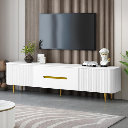 78.7'' Minimalist TV Stand for Tvs up to 85 Inches, Modern Entertainment Center Media Console with 4 Spacious Cabinets for Living Room