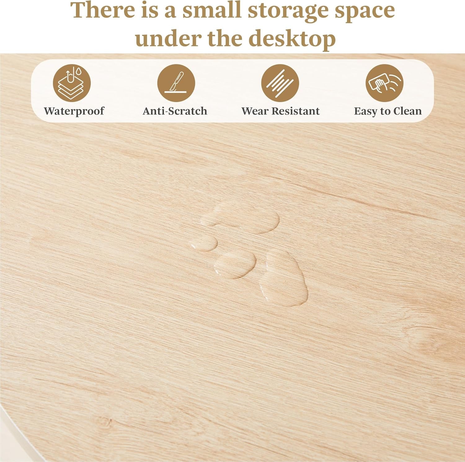 43"-59" Extendable round to Oval Dining Table with Hidden Storage, Modern Wooden Kitchen Table with Fluted Sliding Door Cabinet, Expandable Dinner Table for Dining Room Living Room (Natural)