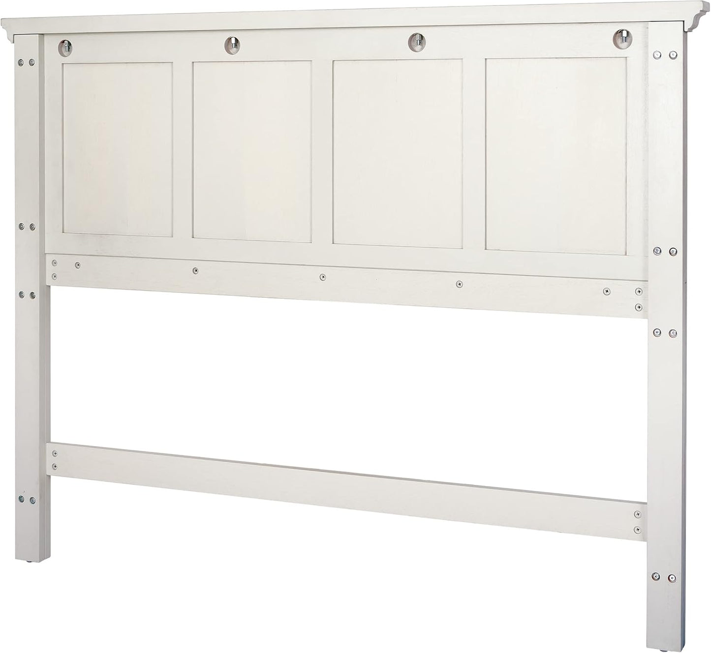 Farmhouse Basics Queen Headboard Only, Rustic White Finish