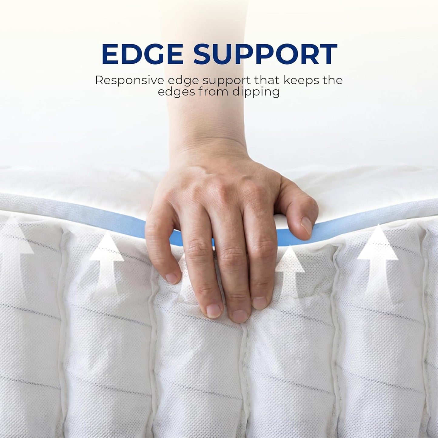 Queen Size Mattress, 12 Inch Hybrid Comfort & Supportive Mattress in a Box, Cooling Gel Memory Foam and Pocket Springs with Pressure Relief, Certipur-Us Certified, Medium Firm