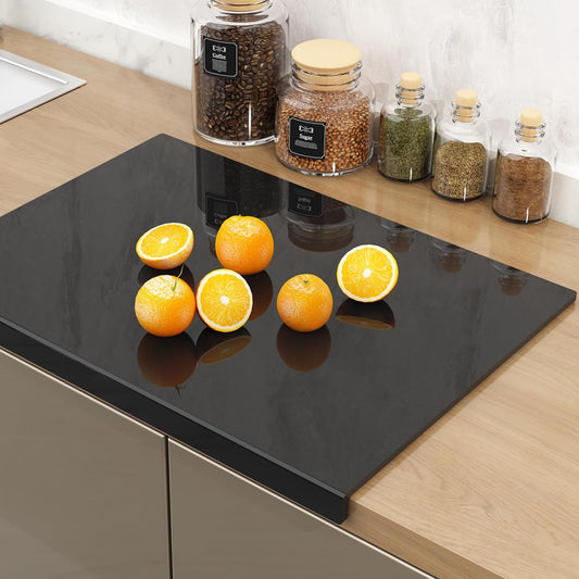 Acrylic Cutting Board with Counter Lip | 60% Thicker & Durable | Bpa-Free & Food-Safe Kitchen Tool | Perfect for Protecting Countertops | Versatile & Easy to Clean | Ideal for Home & Professional Use