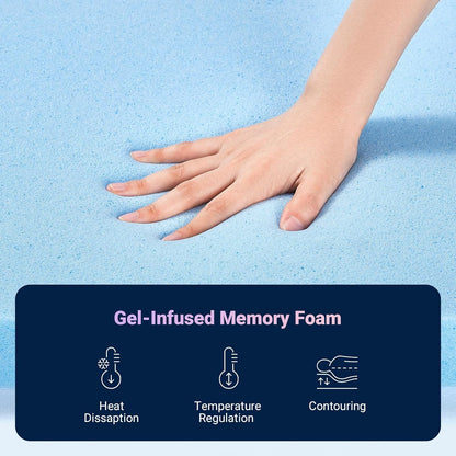 12 Inch King Size Mattress, Hybrid Mattress with Smarts Coil™ Pocket Springs for Targeted Support and Nanogel™ Memory Foam for Cool Night Sleep & Motion Isolation, Certipur-Us Certified