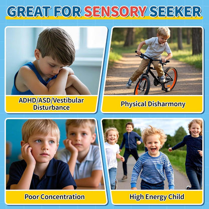Spinning Chair for Autistic Kids, Upgrade Handle Sensory Chair, Autism & ADHD Chair, Kid'S Furniture, Autism Sensory Products for Kids