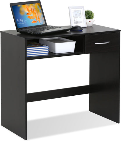 JAYA Computer Study Desk with Drawer, Brown