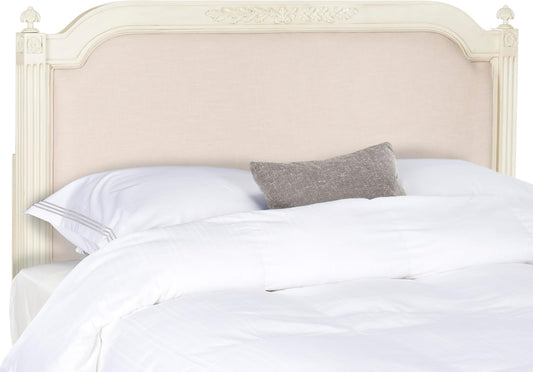 Home Collection Tufted Linen Rustic Antique Beige Headboard (Queen)