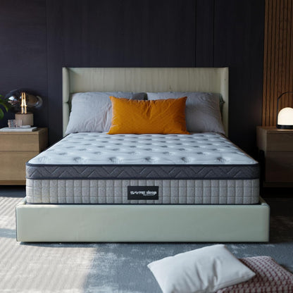 Sayre 12 Inch Queen Memory Foam Mattress in a Box – Cooling Gel Infused, Medium Firm Support, Certipur-Us & Oeko-Tex Certified, Pressure Relief Mattress for Back Pain & Motion Isolation