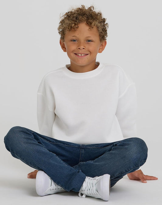 3 Pack Boys Sweatshirts Long Sleeve Boy Crewneck Relaxed Soft Essentials Teen Pullover Sweaters for Youth Kids