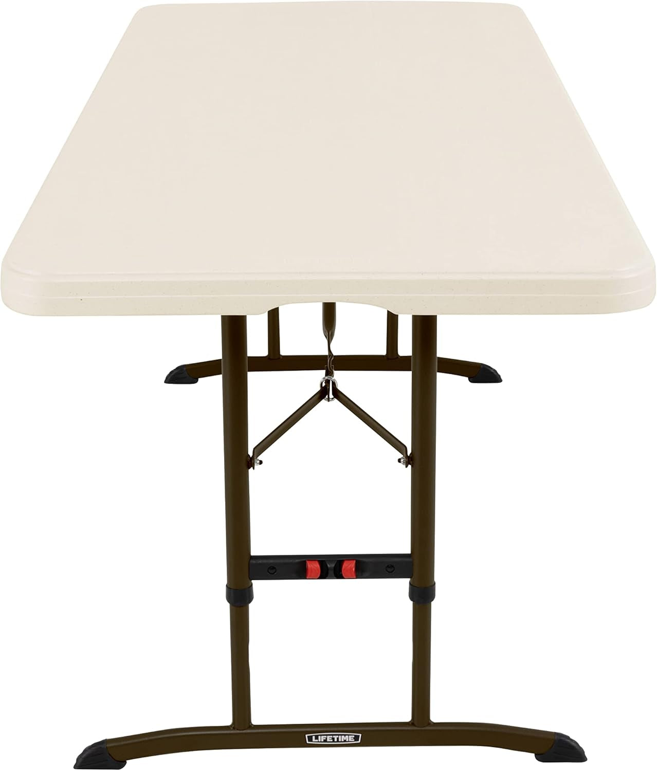 6-Foot Adjustable Height Nesting Table, Commercial, Almond