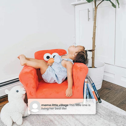Sesame Street Elmo Upholstered Chair by , Red