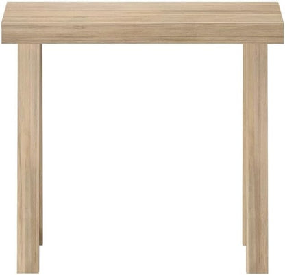 Solid Wood Console Table, 36 Inch, Sofa Table, Narrow Entryway Table for Hallway, behind the Couch, Living Room, Foyer, Easy Assembly, Blonde