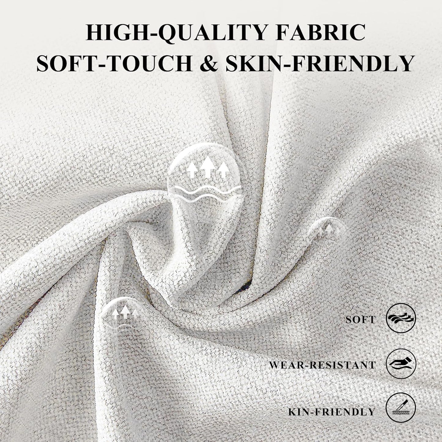 Fabric round Storage Ottoman with Reversible Tray Lid – Multi-Functional Footrest, Hidden Storage, Sturdy & Stylish Small Coffee Table for Living Room, Bedroom, or Entryway(Beige)