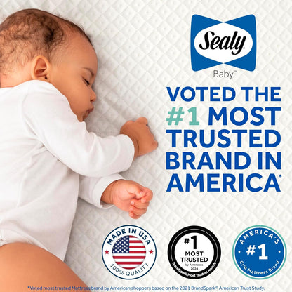 Butterfly Knit Breathable Crib Mattress, GREENGUARD GOLD Certified, Made in USA, Premium Foam, Washable Easy to Clean Cover, Toddler Bed Fit, Safety & Quality Tested, 52X28"