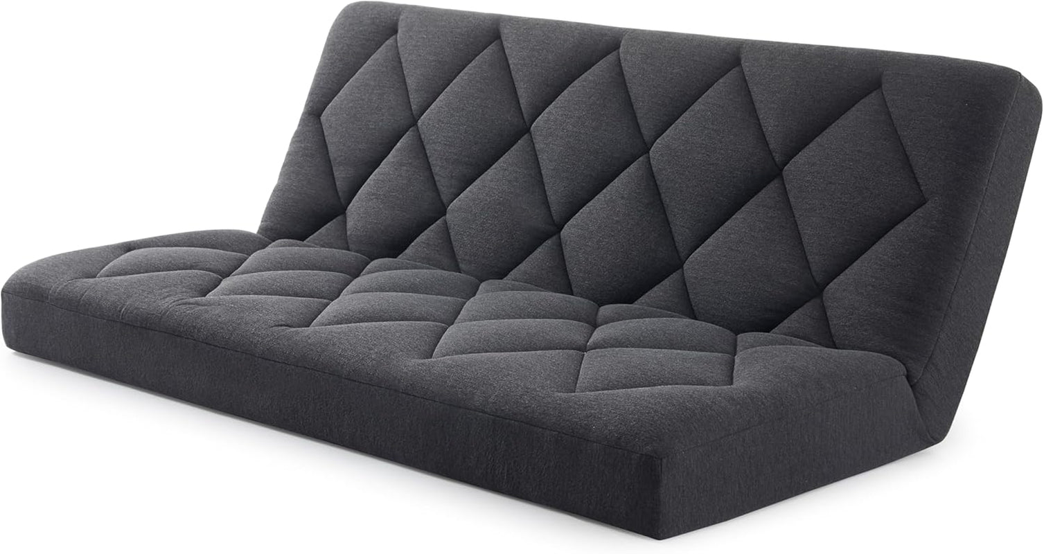6" Full Size Pillow Top Futon Mattress Replacement(Frame Not Included), Gel Memory Foam, Removable Cover(71X52X6)