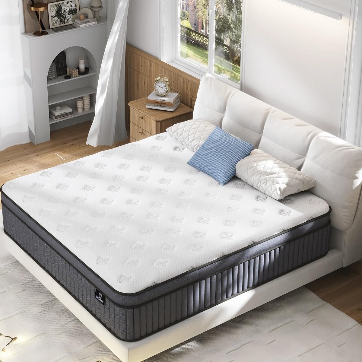 14 Inch Medium Firm King Size Mattress [Upgraded] King Hybrid Mattresses