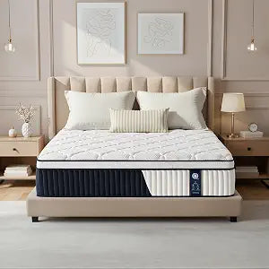 Full Size Mattress, 10 Inch Ultra Comfort Hybrid Mattresses Full Size, view 2