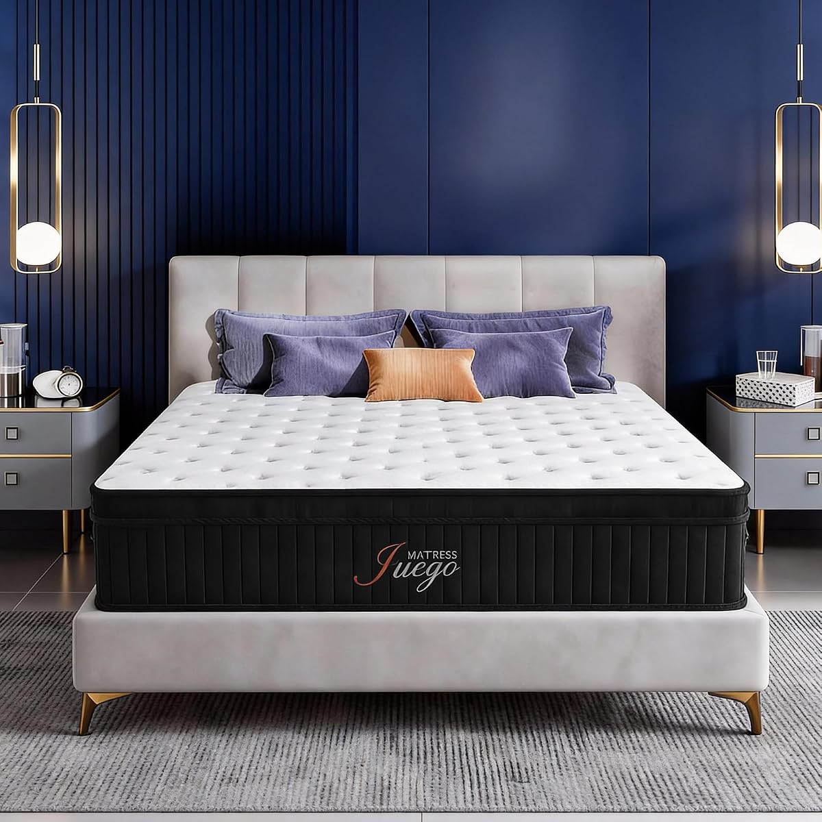 14 Inch King Size Mattress, Comfort Hybrid Mattress for All Sleepers