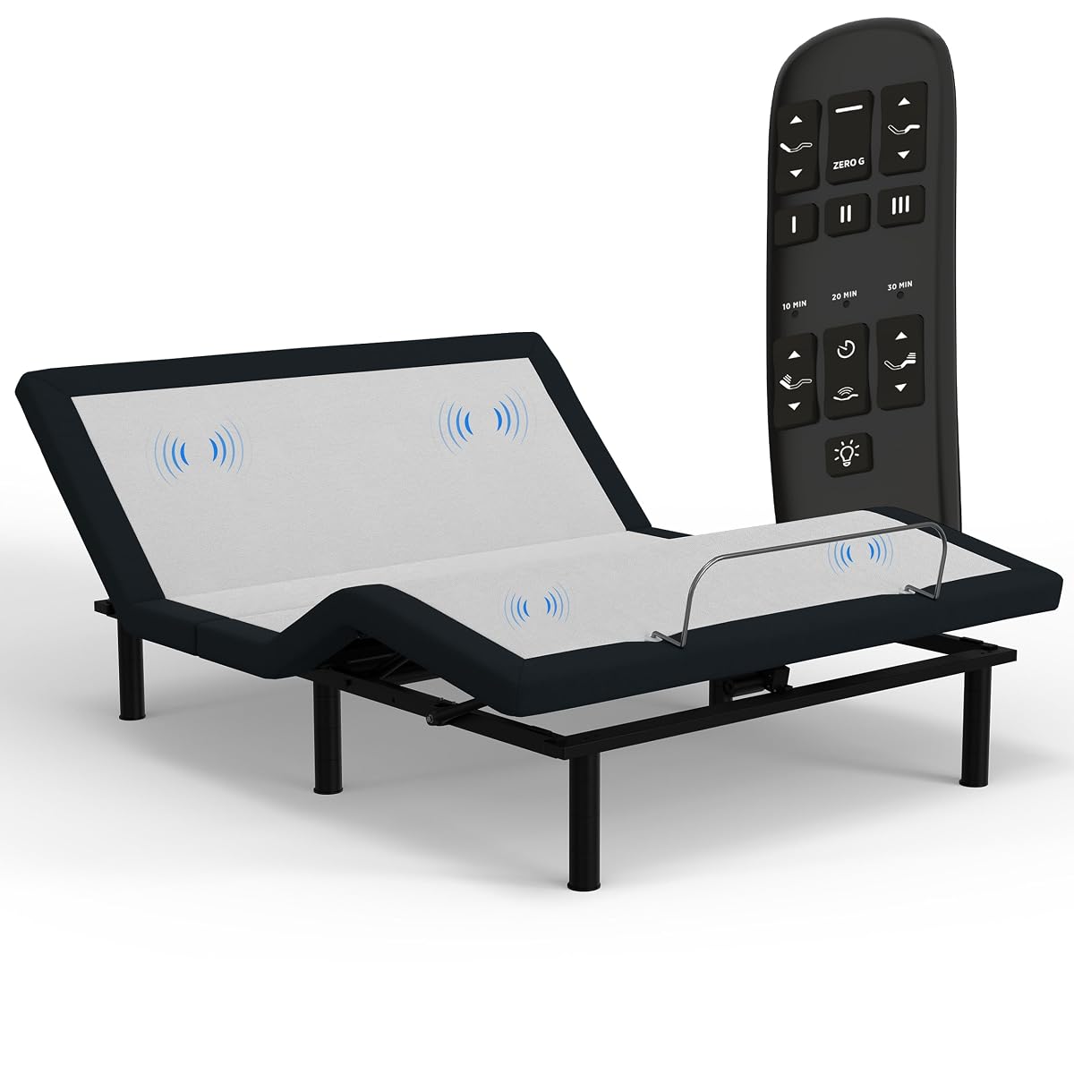 Zero Gravity Bed with Massage, Lights, and Remote
