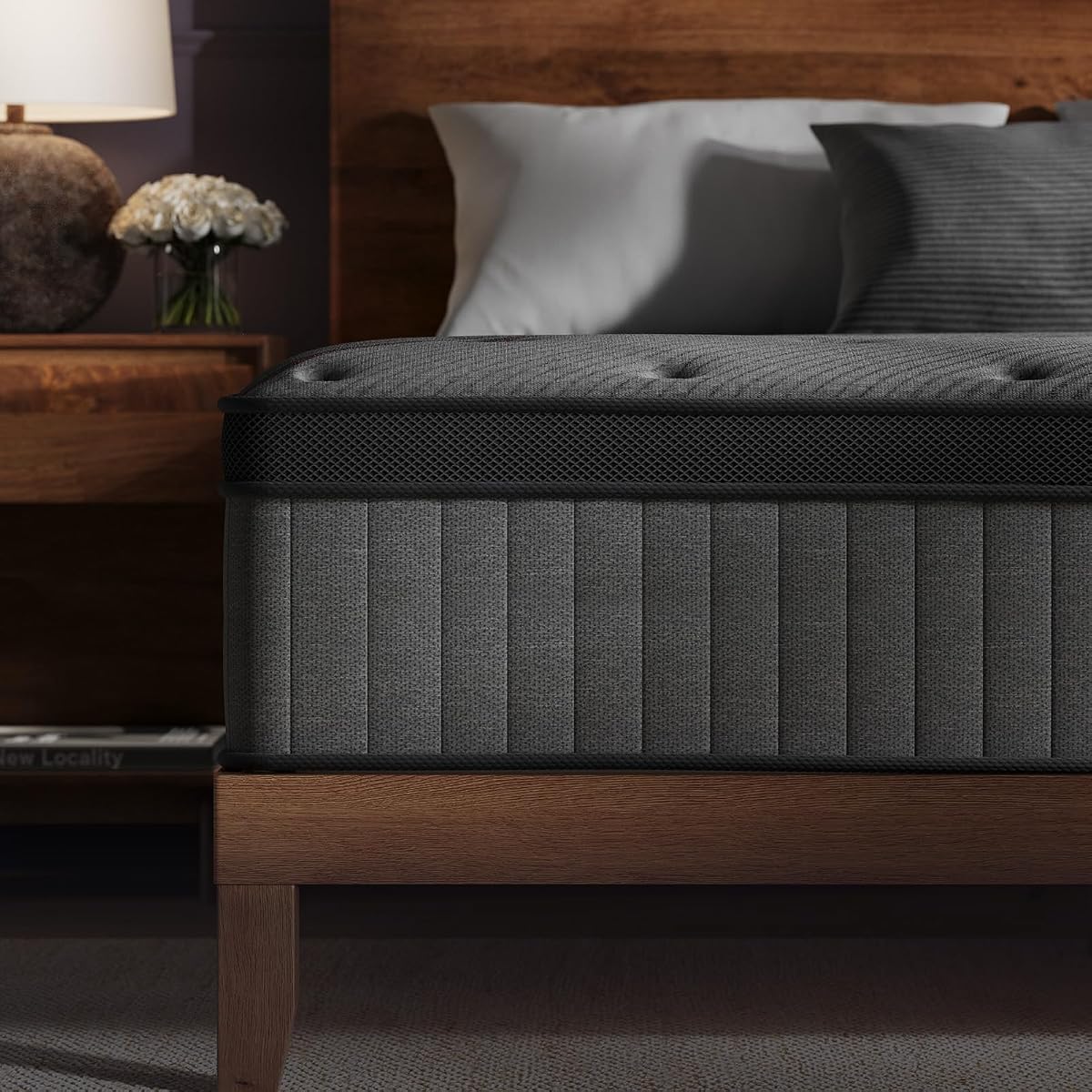 Aura Full Size 10 Inch Hybrid Mattress for Guest Bedroom and Apartment Use