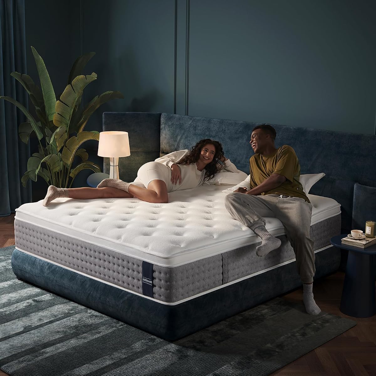 DSOUL King Mattress, 14 Inch Medium Firm Hybrid with Motion Isolation