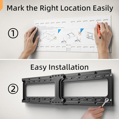 55 65 75 85 Inch Tilting TV Wall Mount for 32-90 '' Tvs, Low Profile TV Mount Bracket, Safe Lock & Quick Release, Max VESA 600X400Mm, 24 Inch Studs,132 Lbs, Fit Most 55+ 75+ 85+ 86 Tvs