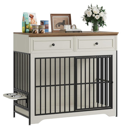 42" Modern Dog Crate Furniture