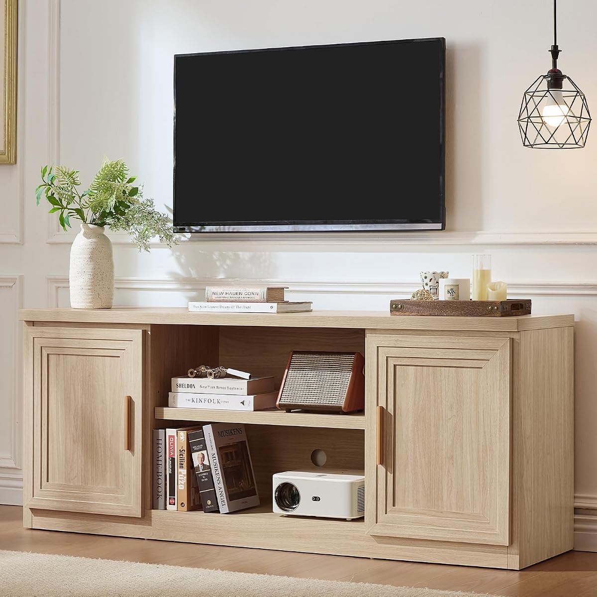 TV Stand for 65 Inch TV Entertainment Center Media Console