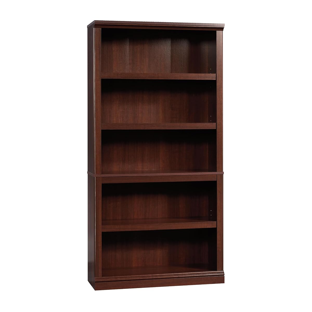 Miscellaneous Storage 5-Shelf Bookcase/ Book shelf, Select Cherry finish