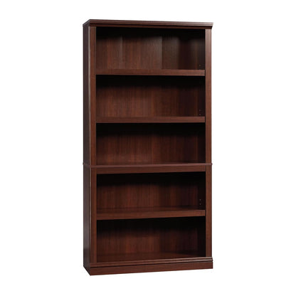 Miscellaneous Storage 5-Shelf Bookcase/ Book shelf, Select Cherry finish