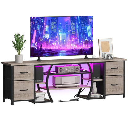 LED TV Stand for 65, 70, 80 Inch TV