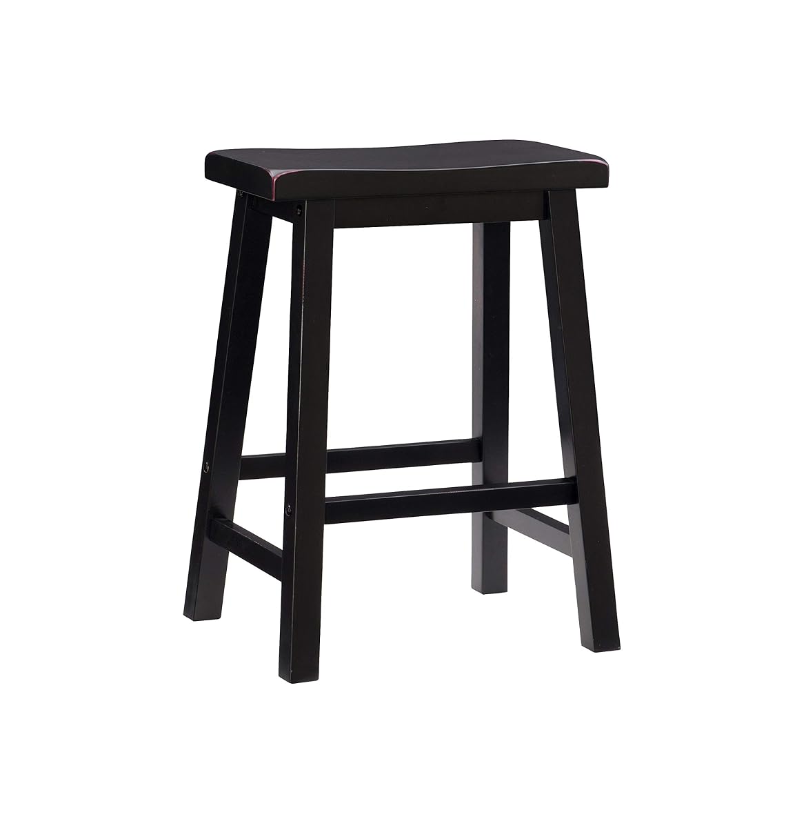 Powell Furniture Sand Through Terra Cotta Counter Stool, 24", Antique Black