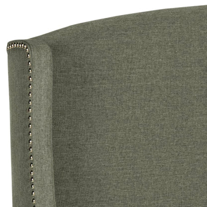 Safavieh Mercer Collection Austin Grey Winged Linen Headboard (Twin)