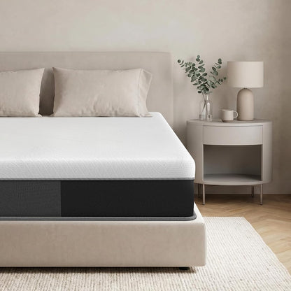 Full 12 Inch Hybrid Mattress in a Box, Medium-Firm