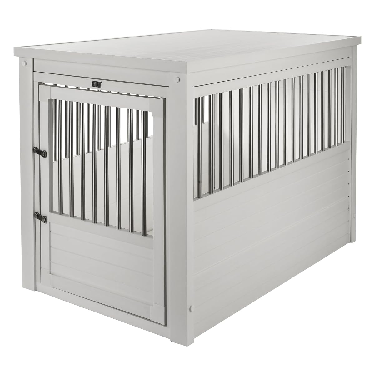 New Age Pet EHHC404XL ecoFLEX Pet Crate/End Table, Antique White, X-Large