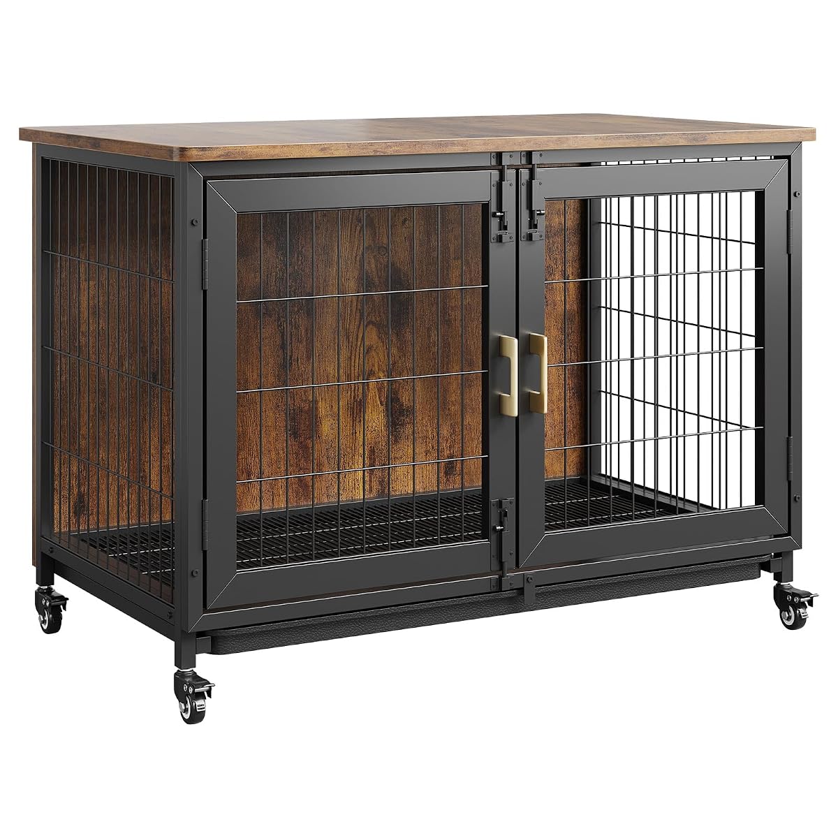 37.4 Inch Wooden Dog Crate Furniture for Small-Medium-Large Dogs