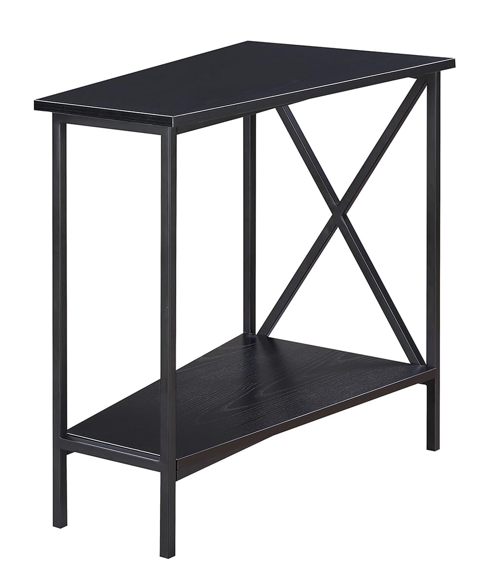 Tucson Wedge End Table, Black