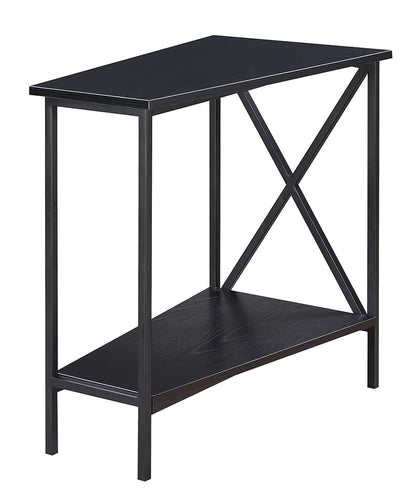 Tucson Wedge End Table, Black