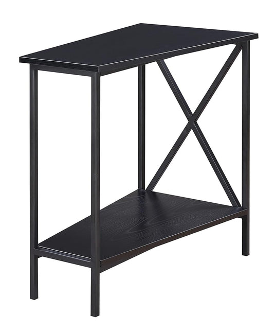 Tucson Wedge End Table, Black