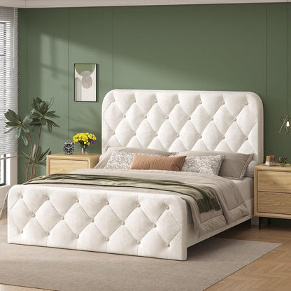 Queen Size Upholstered Bed Frame