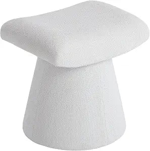 Modern Ottoman with Soft Padded Seat, Multifunctional Vanity Stool, view 2