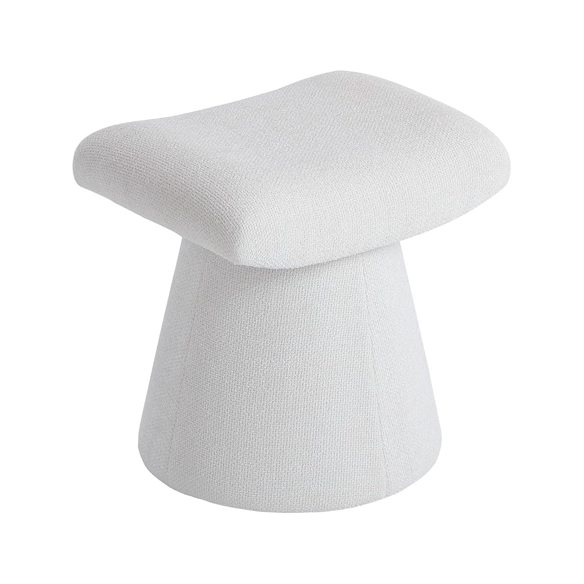 Modern Ottoman with Soft Padded Seat, Multifunctional Vanity Stool