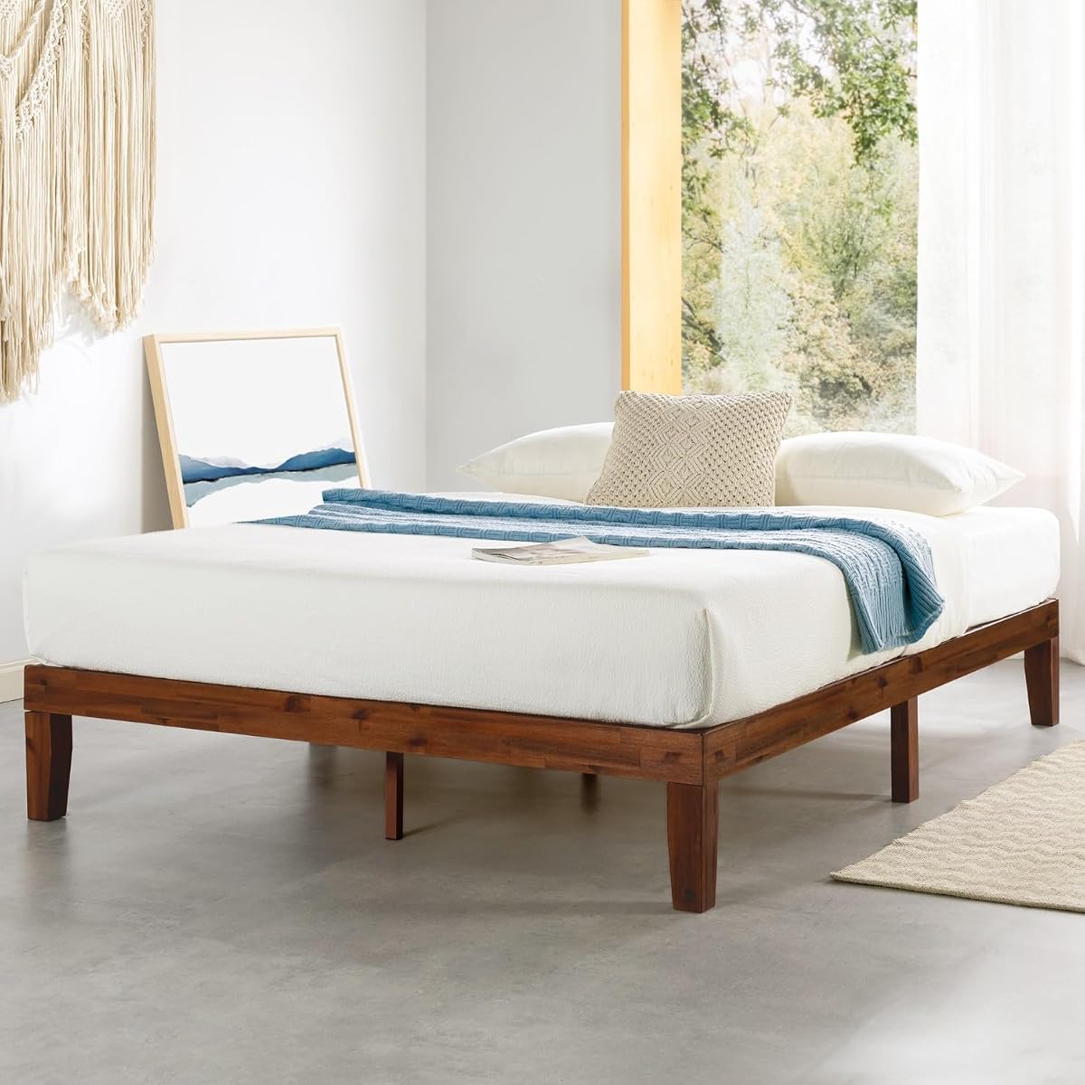 Naturalista Classic Espresso Solid Wood Platform Bed