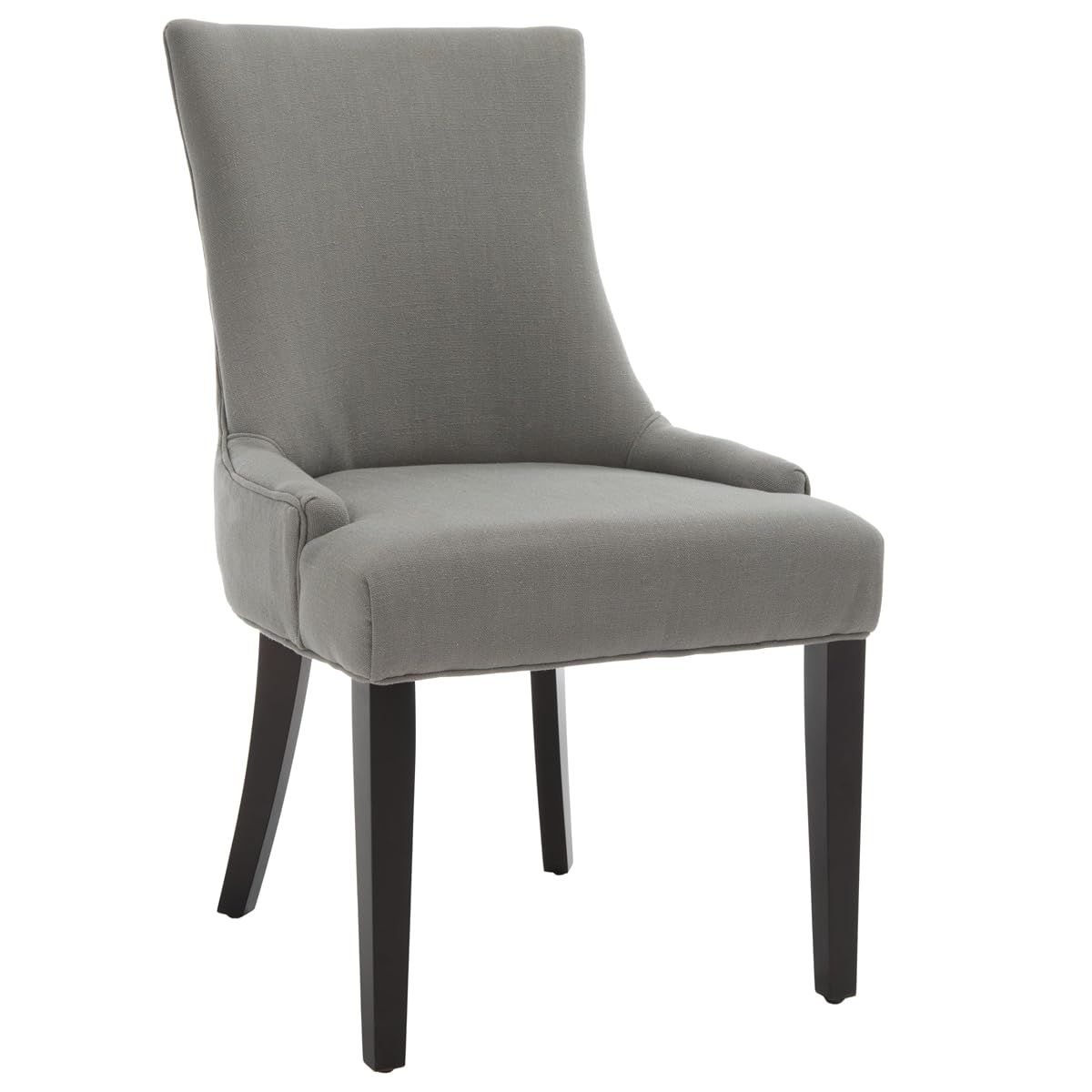 SAFAVIEH Home Collection - Lester Granite Upholstered Dining Chair, Modern Armless Design with Solid Wood Legs, Comfortable Seating for Dining Room or Kitchen (MCR4709B)