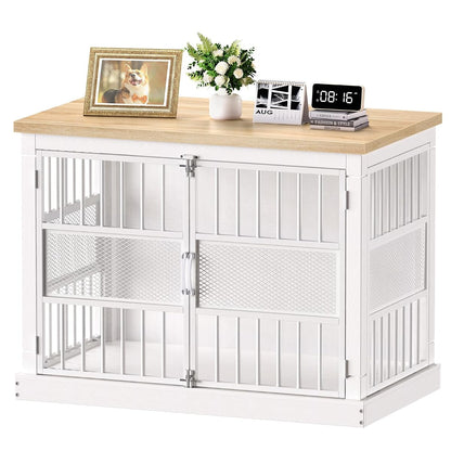 40" Dog Crate Furniture with 1.06" Countertop for Medium Dogs Up to 45 lbs