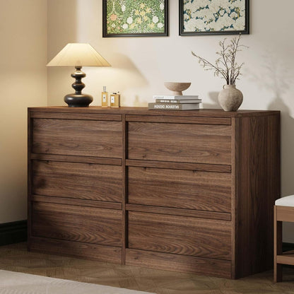 6 Dresser for Bedroom, 46.7" Wide Dresser